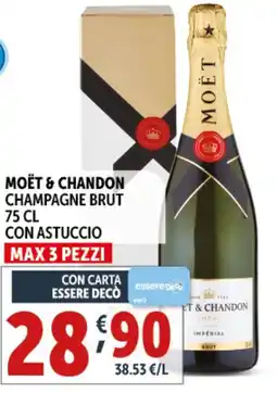 Deco Supermercati Moët & chandon champagne brut offerta