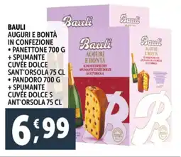 Deco Supermercati Bauli auguri e bontà in confezione panettone offerta