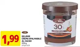 DPiù DELIDOR Crema spalmabile al cacao offerta