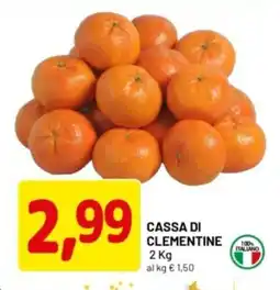 DPiù Cassa di clementine offerta