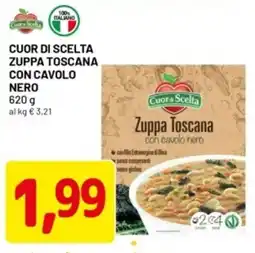 DPiù Cuor di scelta zuppa toscana con cavolo nero offerta