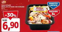 DPiù Gioia di mare insalata di mare con verdure offerta