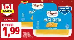 DPiù Fogli di lasagna offerta