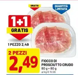 DPiù Fiocco di prosciutto crudo offerta