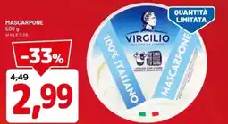 DPiù Virgilio mascarpone offerta