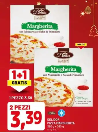 DPiù Delidor pizza margherita offerta