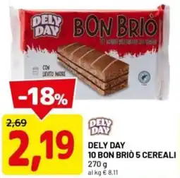 DPiù Dely day 10 bon brio 5 cereali offerta
