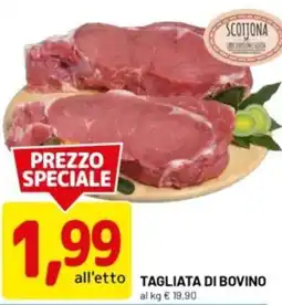 DPiù Tagliata di bovino offerta