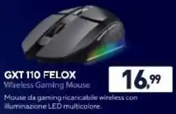 Unieuro GXT 110 FELOX Wireless Gaming Mouse offerta