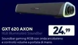 Unieuro GXT 620 AXON RGB Illuminated Soundbar offerta