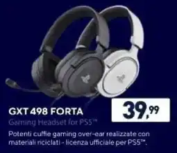 Unieuro GXT 498 FORTA Gaming Headset for PSS offerta