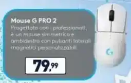 Unieuro logitech Mouse G PRO 2 offerta