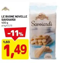 DPiù Le buone novelle savoiardi offerta