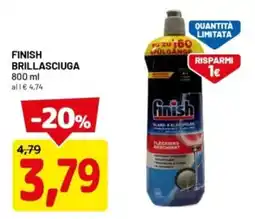 DPiù Finish brillasciuga offerta