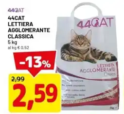 DPiù 44cat lettiera agglomerante classica offerta