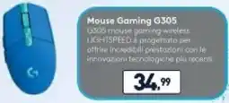 Unieuro logitech Mouse Gaming G305 offerta