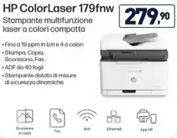 Unieuro HP ColorLaser 179fnw offerta