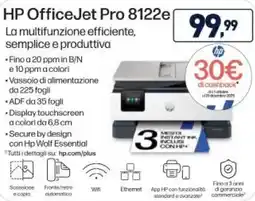 Unieuro HP OfficeJet Pro 8122e offerta