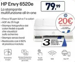Unieuro HP Envy 6520e offerta