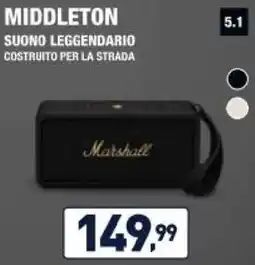 Unieuro Marshall MIDDLETON SUONO LEGGENDARIO offerta