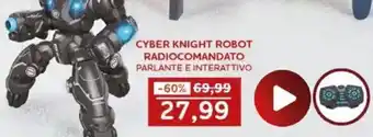 Cyber knight robot radiocomandato