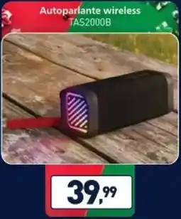 Unieuro PHILIPS Autoparlante wireless TAS2000B offerta