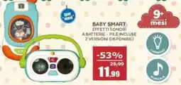 Happy Casa Baby smart effetti sonori a batterie offerta