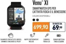 Unieuro GARMIN Venu XI SMARTWATCH GPS PER L'ATTIVITÀ FISICA E IL BENESSERE offerta