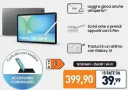 Unieuro Samsung Galaxy Tab S10 FE offerta