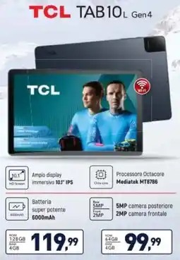 Unieuro TCL TAB10L Gen4 offerta