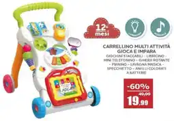 Happy Casa Carrellino multi attività gioca e impara offerta