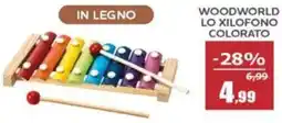 Happy Casa Woodworld lo xilofono colorato offerta