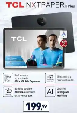 Unieuro TCL NXTPAPER 11 Plus offerta