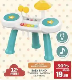 Happy Casa Baby band tastiera - batteria a batterie offerta