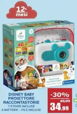 Happy Casa Disney baby proiettore raccontastorie offerta