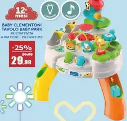 Happy Casa Baby clementoni tavolo baby park offerta