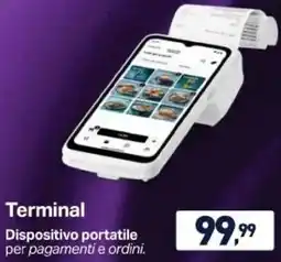 Unieuro Sumup Terminal Dispositivo portatile per pagamenti e ordini offerta