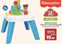 Happy Casa Mega bloks tavolo costruzioni offerta
