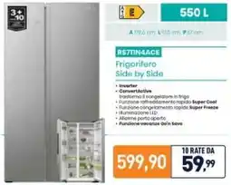 Unieuro Hisense RS711N4ACE Frigorifero Side by Side offerta