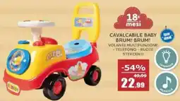 Happy Casa Cavalcabile baby brum! brum! offerta