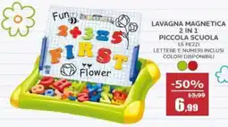 Happy Casa Lavagna magnetica 2 in 1 piccola scuola offerta