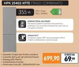 Unieuro Hotpoint HPK 25402 XP7E FRIGO COMBINATO offerta