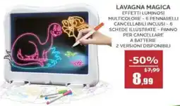 Happy Casa Lavagna magica effetti luminosi multicolore offerta