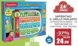 Happy Casa Sapientino il grillo parlante offerta