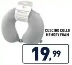 Unieuro Cuscino collo memory foam offerta