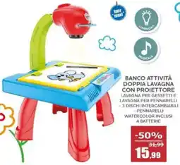 Happy Casa Banco attività doppia lavagna con proiettore offerta