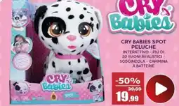 Happy Casa Cry babies spot peluche offerta