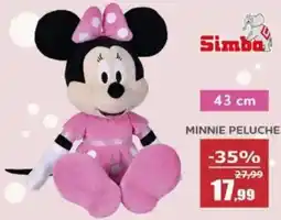 Happy Casa Simba Minnie peluche offerta