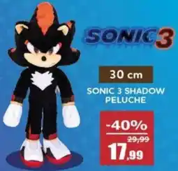 Happy Casa Sonic 3 shadow peluche offerta