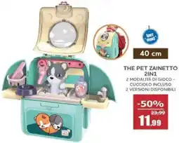 Happy Casa The pet zainetto 2in1 offerta